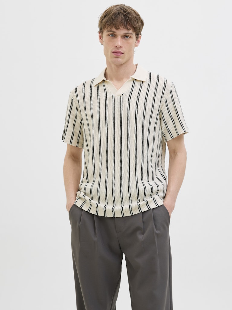 JPRBLUHARRY Polo-Shirt - Cloud Dancer